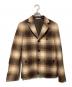 NUMBER (N)INE（ナンバーナイン）の古着「オンブレチェックテーラードジャケット」｜ブラウン