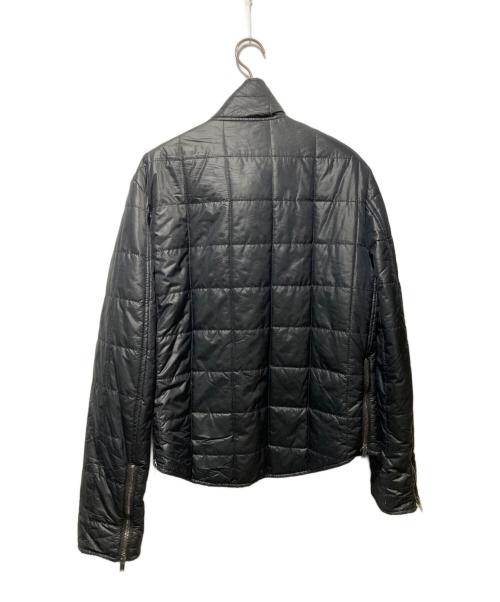 DOLCE & GABBANA（ドルチェ＆ガッバーナ）DOLCE & GABBANA (ドルチェ＆ガッバーナ) ロゴプレート中綿ジャケット ブラック サイズ:46の古着・服飾アイテム