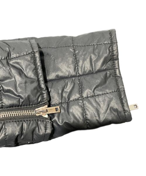 DOLCE & GABBANA（ドルチェ＆ガッバーナ）DOLCE & GABBANA (ドルチェ＆ガッバーナ) ロゴプレート中綿ジャケット ブラック サイズ:46の古着・服飾アイテム