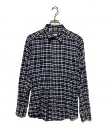 DOLCE & GABBANA（ドルチェ＆ガッバーナ）の古着「チェックシャツ」｜グレー