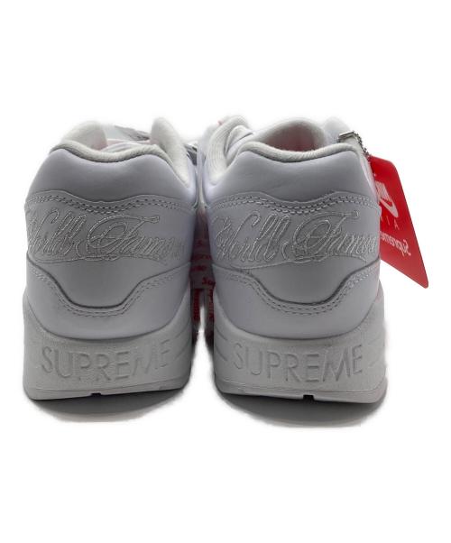 NIKE（ナイキ）NIKE (ナイキ) Supreme (シュプリーム) Air Max 1 '87 SP Black White サイズ:26cm 未使用品の古着・服飾アイテム