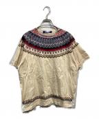 COMME des GARCONS JUNYA WATANABE MANコム デ ギャルソン ジュンヤ ワタナベ マン）の古着「ニット転写Tシャツ」｜ホワイト