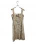 FOXEY (フォクシー) ブティック 刺繍 ノースリーブワンピース ベージュ サイズ:38：8000円