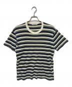 COMME des GARCONS HOMMEコムデギャルソン オム）の古着「80s ボーダーTシャツ」｜ネイビー
