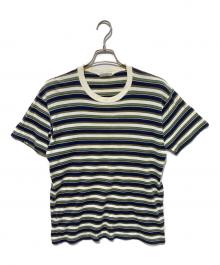 COMME des GARCONS HOMME（コムデギャルソン オム）の古着「80s ボーダーTシャツ」｜ネイビー