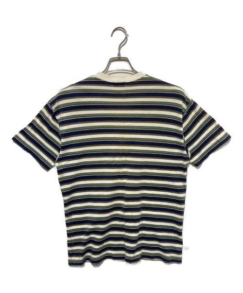 COMME des GARCONS HOMME（コムデギャルソン オム）COMME des GARCONS HOMME (コムデギャルソン オム) 80s ボーダーTシャツ ネイビー サイズ:不明の古着・服飾アイテム