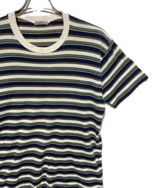 COMME des GARCONS HOMME（コムデギャルソン オム）COMME des GARCONS HOMME (コムデギャルソン オム) 80s ボーダーTシャツ ネイビー サイズ:不明の古着・服飾アイテム