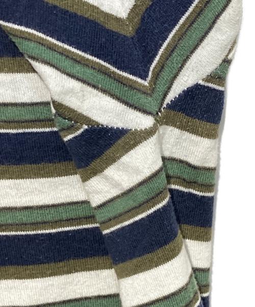 COMME des GARCONS HOMME（コムデギャルソン オム）COMME des GARCONS HOMME (コムデギャルソン オム) 80s ボーダーTシャツ ネイビー サイズ:不明の古着・服飾アイテム