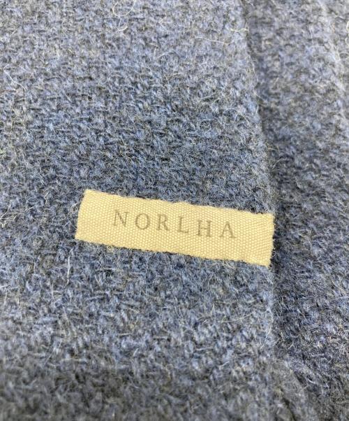 norlha（ノラ）NORLHA (ノラ) ヤクウールマフラー ネイビーの古着・服飾アイテム