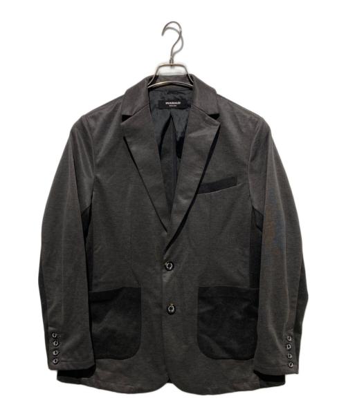 1PIU1UGUALE3 RELAX（ウノピゥウノウグァーレトレ リラックス）1piu1uguale3 relax (ウノピゥウノウグァーレトレ リラックス) ストレッチテーラードジャケット グレー サイズ:Lの古着・服飾アイテム