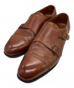 Edward Greenエドワードグリーン）の古着「ダブルモンクストラップシューズ」｜ブラウン