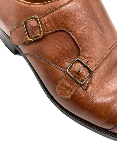 Edward Green（エドワードグリーン）Edward Green (エドワードグリーン) ダブルモンクストラップシューズ ブラウン サイズ:7Eの古着・服飾アイテム