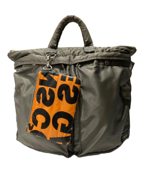 PORTER（ポーター）PORTER (ポーター) COMME des GARCONS (コムデギャルソン) TANKER HELMET BAG カーキの古着・服飾アイテム