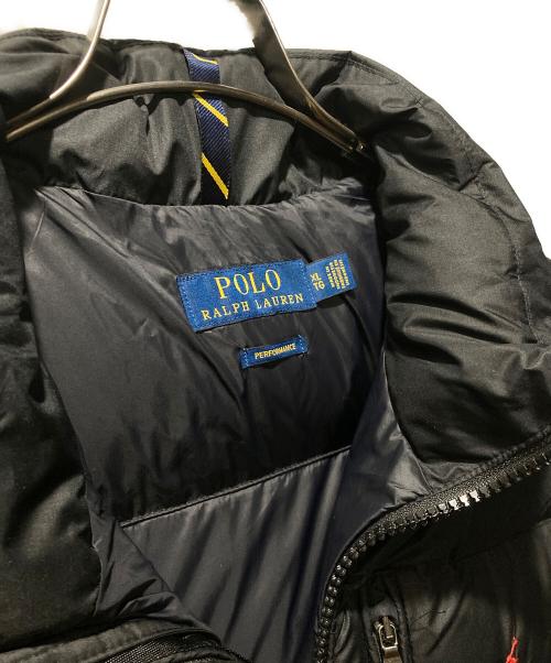 POLO RALPH LAUREN（ポロ・ラルフローレン）POLO RALPH LAUREN (ポロ・ラルフローレン) ダウンベスト ブラック サイズ:ＸＬの古着・服飾アイテム