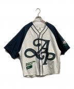 Aape BY A BATHING APEエーエイプ バイ アベイシングエイプ）の古着「ベースボールシャツ」｜グレー