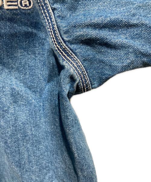 Aape BY A BATHING APE（エーエイプ バイ アベイシングエイプ）AAPE BY A BATHING APE (エーエイプ バイ アベイシングエイプ) logo-patch Dnim Shirt/ワッペン半袖デニムシャツ インディゴ サイズ:Sの古着・服飾アイテム