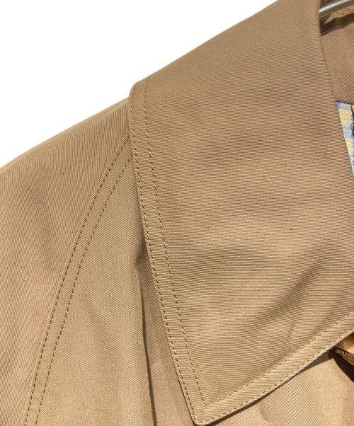 GUCCI（グッチ）GUCCI (グッチ) コットンギャバ金ボタントレンチコート ベージュ サイズ:44の古着・服飾アイテム