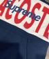 中古・古着 Supreme (シュプリーム) LACOSTE (ラコステ) Logo Panel Hooded Sweatshirt ネイビー×ホワイト サイズ:M：11000円