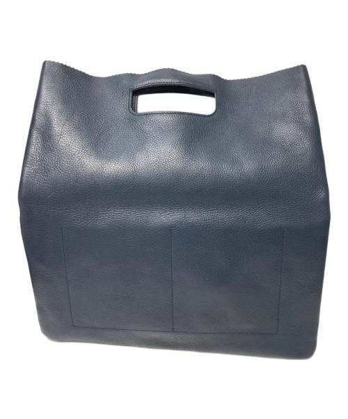 GANZO（ガンゾ）GANZO (ガンゾ) 折り畳みクラッチバッグ ネイビーの古着・服飾アイテム