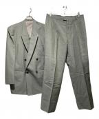 Christian Dior MONSIEURクリスチャンディオールムッシュ）の古着「ダブルジャケットセットアップ」｜グレー