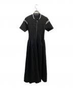 Ameriアメリ）の古着「TRUCK JACKET LIKE FLARE DRESS」｜ブラック