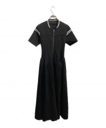 Ameri（アメリ）の古着「TRUCK JACKET LIKE FLARE DRESS」｜ブラック