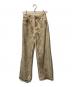 AMERI（アメリ）の古着「FOIL STRAIGHT COLOR DENIM」｜ベージュ