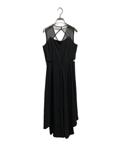 Ameri（アメリ）Ameri (アメリ) SWITCHING CONSTRUCTION ROMPERS ブラック サイズ:Sの古着・服飾アイテム