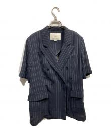 Ameri（アメリ）の古着「BACK CURTAIN OPEN HS JACKET」｜ネイビー