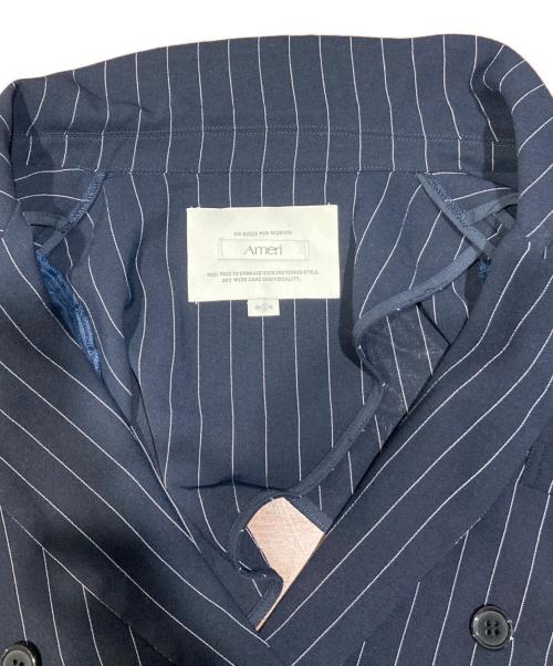 Ameri（アメリ）AMERI (アメリ) BACK CURTAIN OPEN HS JACKET ネイビー サイズ:Sの古着・服飾アイテム
