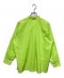HOMME PLISSE ISSEY MIYAKE (オム プリッセ イッセイ ミヤケ) スタンドカラーシャツ グリーン サイズ:2：17000円