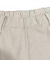 中古・古着 HOME PLISSE ISSEYMIYAKE (イッセイミヤケ) INLAID KNIT ハーフパンツ ベージュ サイズ:FREE：18000円