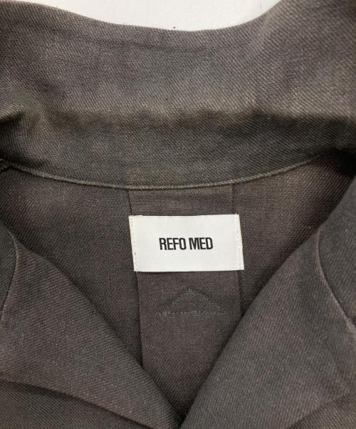 refomed（リフォメッド）refomed (リフォメッド) 半袖シャツ ブラウン サイズ:不明の古着・服飾アイテム