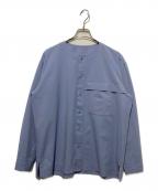 HOMME PLISSE ISSEY MIYAKEオム プリッセ イッセイ ミヤケ）の古着「STRETCH SHIRT」｜ブルー