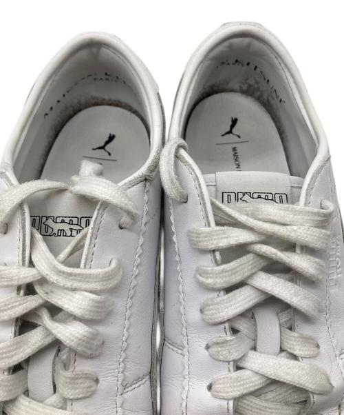maison kitsune（メゾンキツネ）MAISON KITSUNE (メゾンキツネ) PUMA (プーマ) ローカットスニーカー ホワイト サイズ:27.5ｃｍの古着・服飾アイテム