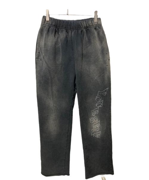 KAMIYA（カミヤ）KAMIYA (カミヤ) PRINTED SWEAT PANTS グレー サイズ:Ｓの古着・服飾アイテム