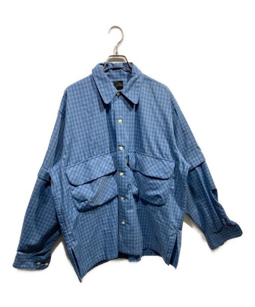 DAIWA PIER39（ダイワ ピア39）DAIWA PIER39 (ダイワ ピア39) TECH SPORTS OPEN COLLAR SHIRTS L/S ネイビー サイズ:Sの古着・服飾アイテム