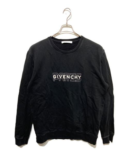 GIVENCHY（ジバンシィ）GIVENCHY (ジバンシィ) ロゴスウェット ブラック サイズ:Lの古着・服飾アイテム