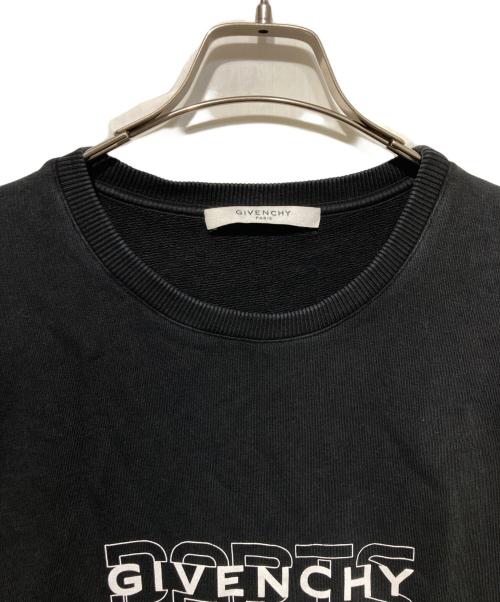 GIVENCHY（ジバンシィ）GIVENCHY (ジバンシィ) ロゴスウェット ブラック サイズ:Lの古着・服飾アイテム