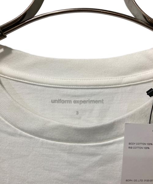 uniform experiment（ユニフォームエクスペリメント）uniform experiment (ユニフォームエクスペリメント) DAIDO MORIYAMA TEE ホワイト サイズ:SIZE3 未使用品の古着・服飾アイテム