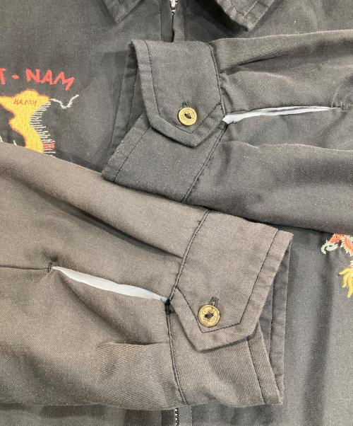 東洋エンタープライズ（トウヨウエンタープライズ）東洋エンタープライズ (トウヨウエンタープライズ) Early 1960s Style Cotton Rayon Vietnam Jacket ブラック サイズ:Mの古着・服飾アイテム