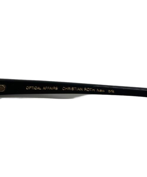 christian roth（クリスチャンロス）christian roth (クリスチャンロス) ヴィンテージサングラス ブラックの古着・服飾アイテム