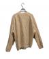 BATONER (バトナ―) ROYAL RAMIE V NECK CARDIGAN ベージュ サイズ:3：8000円