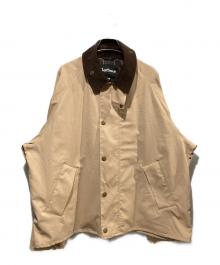 Barbour（バブアー）の古着「BEAMS別注TRANSPORT JACKET/別注トランスポートジャケット」｜ベージュ