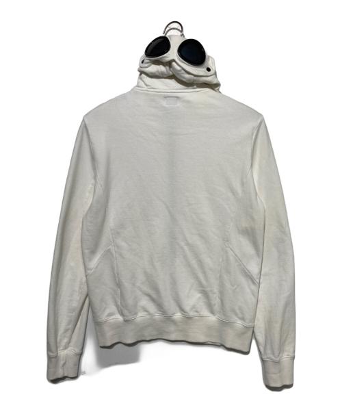 C.P COMPANY（シーピーカンパニー）C.P COMPANY (シーピーカンパニー) Cotton Goggle Zip-Up Hoodie ホワイト サイズ:Sの古着・服飾アイテム