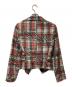 Vivienne Westwood RED LABEL (ヴィヴィアンウエストウッドレッドレーベル) オーブボタンタータンチェック変形ジャケット レッド サイズ:1：37000円