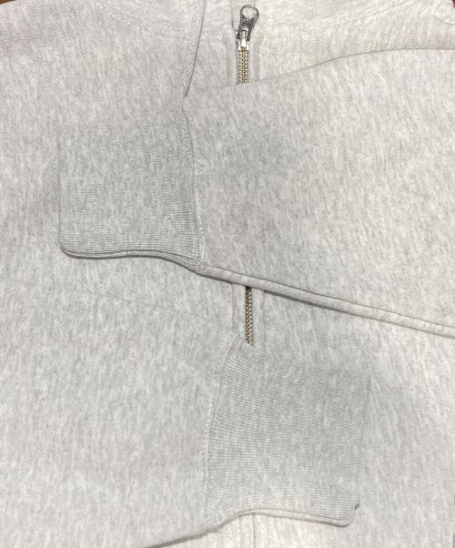 UNDER R（アンダーアール）UNDER R (アンダーアール) グラフィック スウェット ジップフーディー グレー サイズ:XLの古着・服飾アイテム