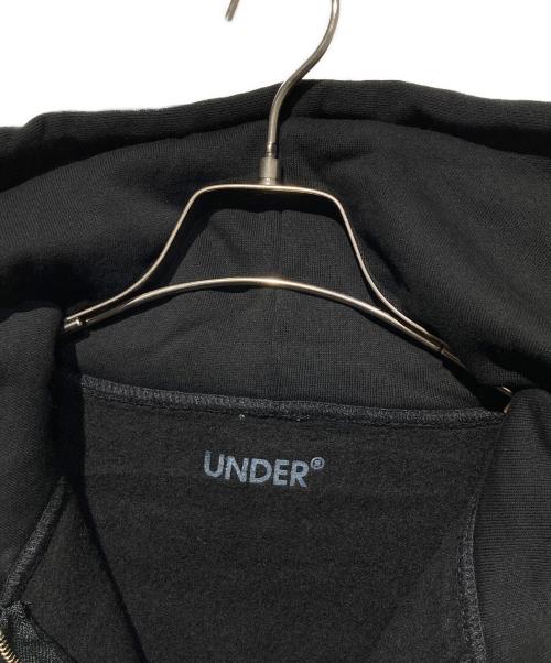 UNDER R（アンダーアール）UNDER R (アンダーアール) グラフィック スウェット ジップフーディー ブラック サイズ:Lの古着・服飾アイテム