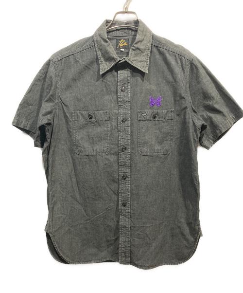 Needles（ニードルズ）Needles (ニードルズ) 半袖シャツ インディゴ サイズ:Sの古着・服飾アイテム