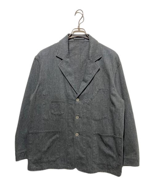 ULTERIOR（アルテリア）ULTERIOR (アルテリア) RECYCLED DENIM WORK JKT グレー サイズ:4の古着・服飾アイテム
